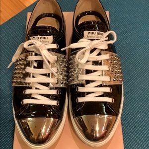 MiuMiu Calzature Donna sneakers with spikes.